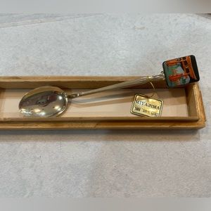 Toshikane sterling silver spoon